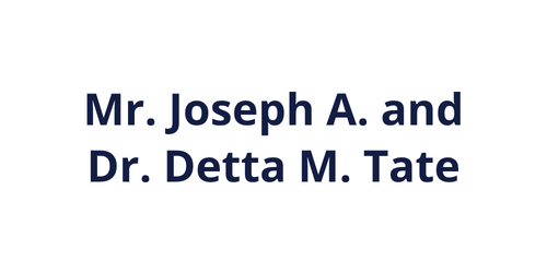 Logo for Mr. Joe Tate and Dr. Detta Tate