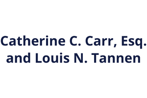 Catherine C. Carr, Esq. and Louis N. Tannen. Image links to their website
