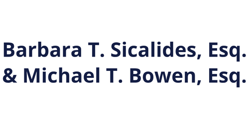Barbara T. Sicalides, Esq. and Michael T. Bowen, Esq.